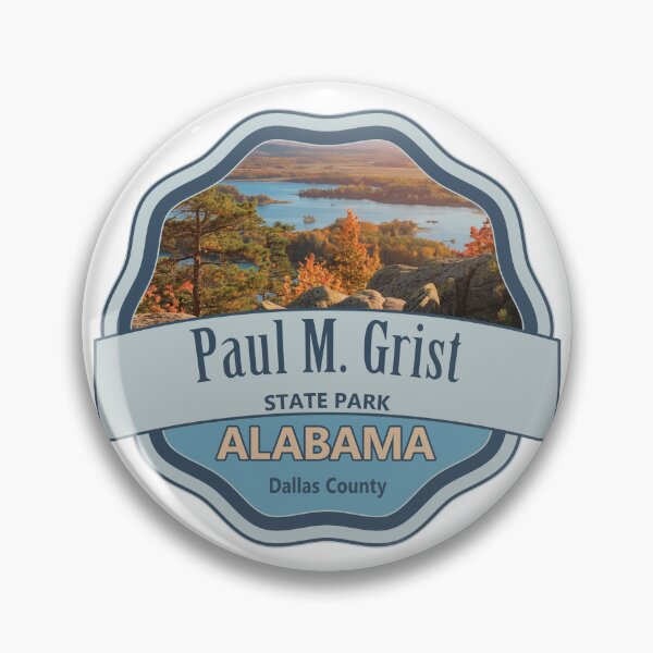 Item preview, Paul M. Grist State Park, Dallas County, Alabama designed and sold by Wanderful-roads.