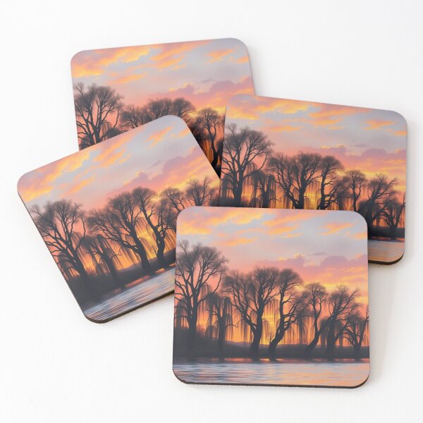 Item preview, serene landscape at sunset designed and sold by melissabeta.