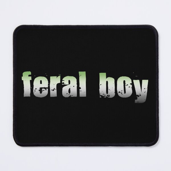Item preview, Feral Boy Aromantic Pride Graphic Print designed and sold by Feral Designs by Lauren Elisabeth.