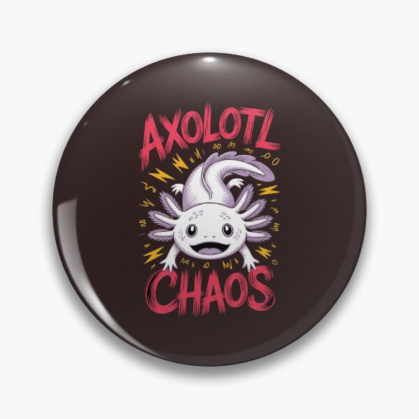 Item preview, Axolotl Chaos - Cute Aquatic Creature - Unique Animal Design - Funny Art designed and sold by Moad Fahim.