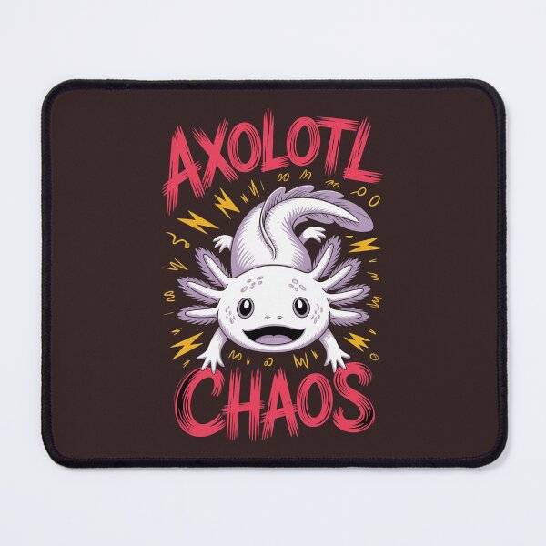 Item preview, Axolotl Chaos - Cute Aquatic Creature - Unique Animal Design - Funny Art designed and sold by Moad Fahim.