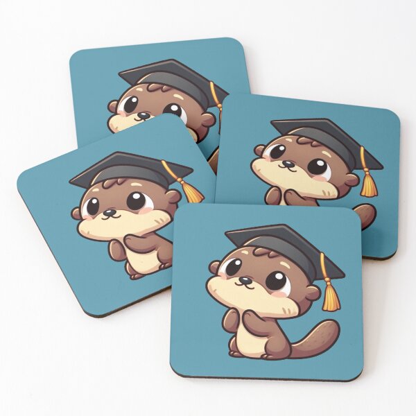 Item preview, Graduation otter designed and sold by ProteinBuddies.