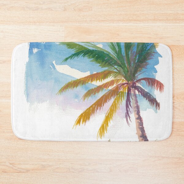 Item preview, Provo Bahamas Beach with Swaying Palm Trees designed and sold by artshop77.