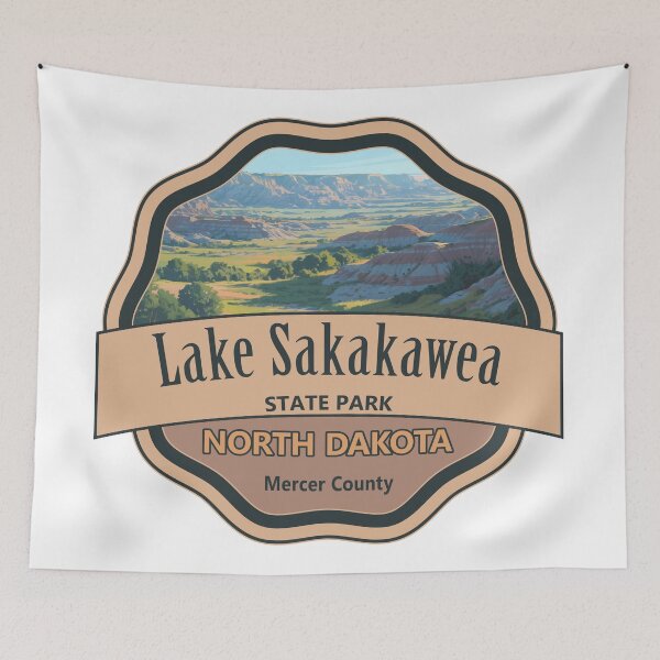 Item preview, Lake Sakakawea State Park, Mercer County, North Dakota designed and sold by Wanderful-roads.