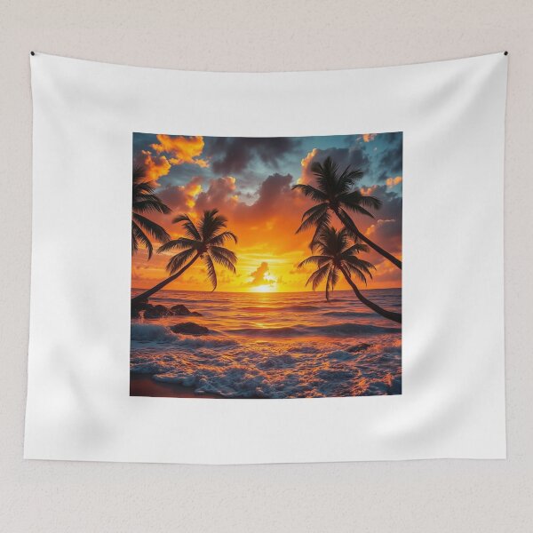 Item preview, serene landscape at sunset designed and sold by melissabeta.