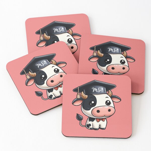 Item preview, Master of Science Cow designed and sold by ProteinBuddies.