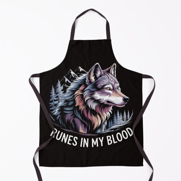 Item preview, Runes in My Blood Ancient Spirit Wolf Runic Art designed and sold by Slavicsoul.