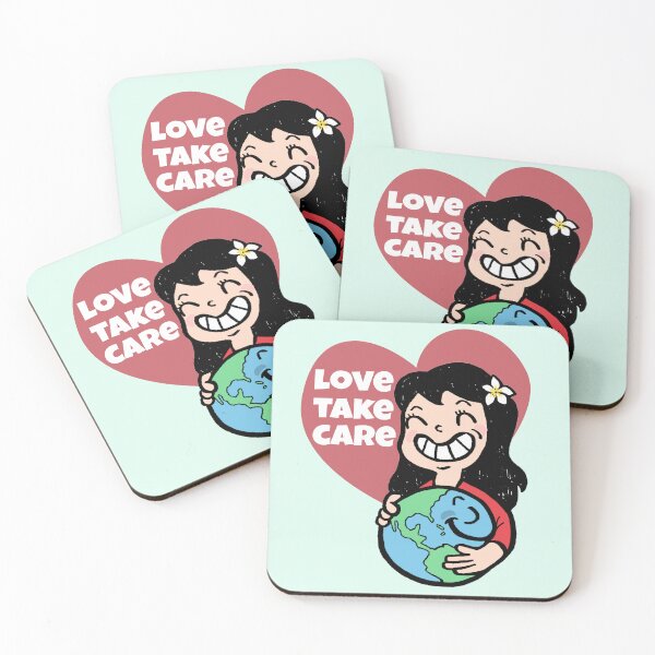 Item preview, Love & Take Care Earth designed and sold by Claustronautas.