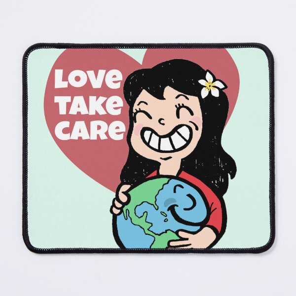 Item preview, Love & Take Care Earth designed and sold by Claustronautas.