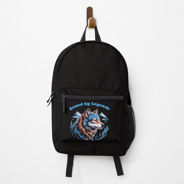 Item preview, Bound by Legends Colorful Runic Wolf Profile Illustration designed and sold by Slavicsoul.
