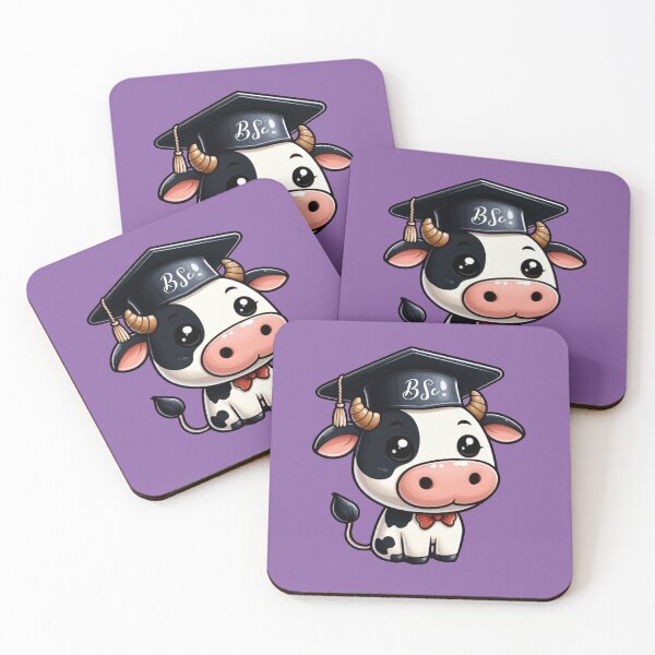 Item preview, Bachelor of Science Cow designed and sold by ProteinBuddies.