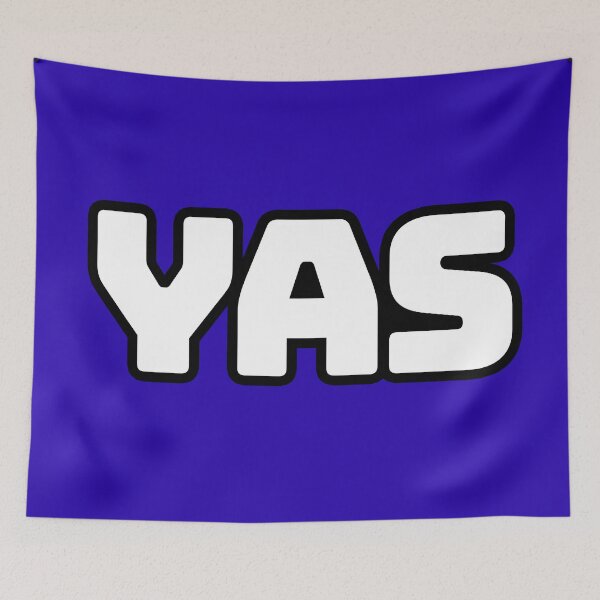 Item preview, YAS in Big Bold Minimal Outlined designed and sold by Memes N Lore .