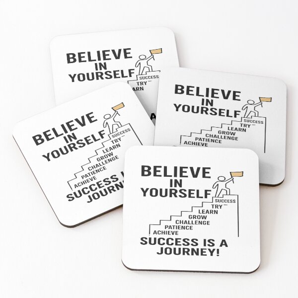 Item preview, Believe in Yourself and Climb the Success Ladder designed and sold by ‏Designly Yours‏.