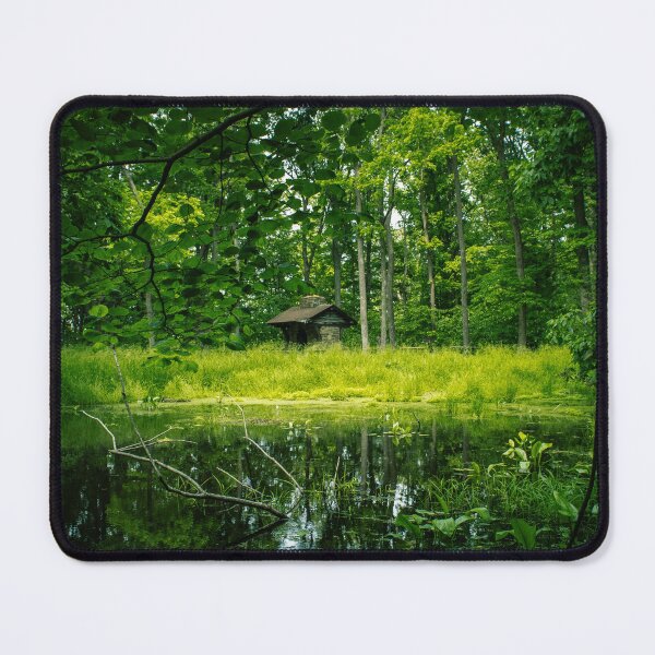 Item preview, Peaceful pond cabin designed and sold by RiverRatSkippy.