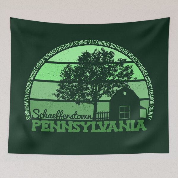 Item preview, Schaefferstown Mill Pennsylvania Sunset Retro Vintage Local Pride Logo designed and sold by CRHPOD20.