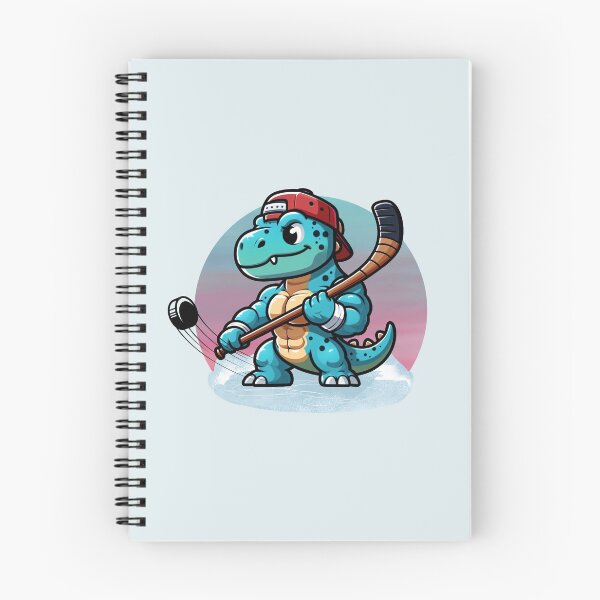 Item preview, Ice Hockey Dinosaur designed and sold by ProteinBuddies.