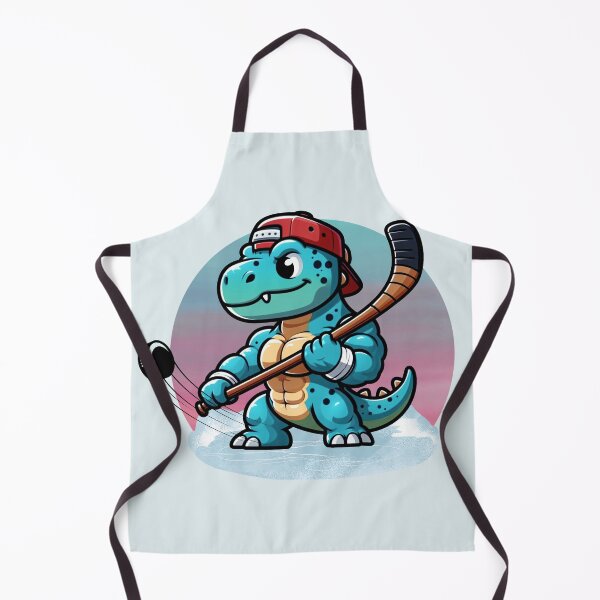 Item preview, Ice Hockey Dinosaur designed and sold by ProteinBuddies.