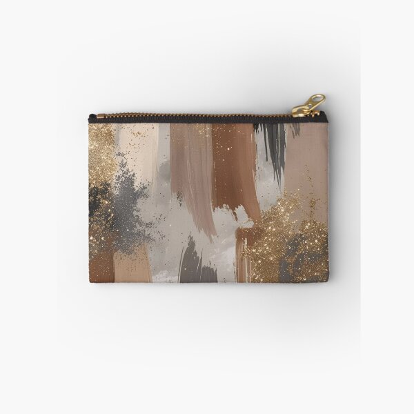 Item preview, abstract canvas painting, oil paints, gold glitter designed and sold by angel-cat-22.