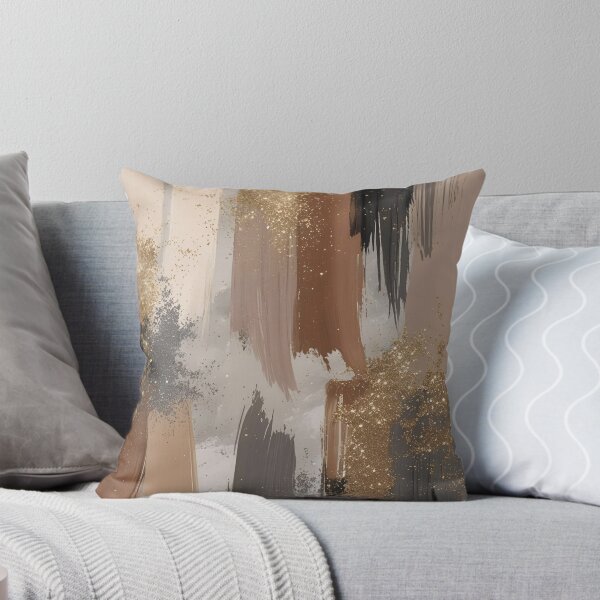 Item preview, abstract canvas painting, oil paints, gold glitter designed and sold by angel-cat-22.