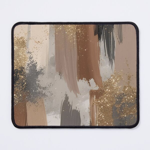 Item preview, abstract canvas painting, oil paints, gold glitter designed and sold by angel-cat-22.