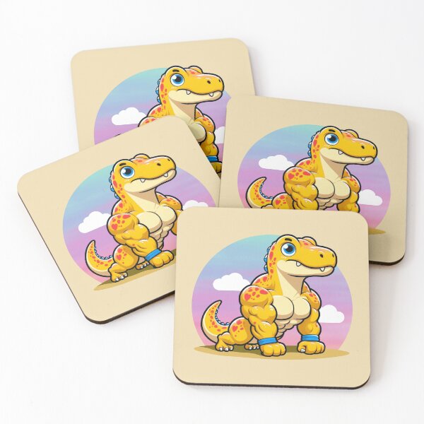Item preview, Push-Up Dinosaur designed and sold by ProteinBuddies.