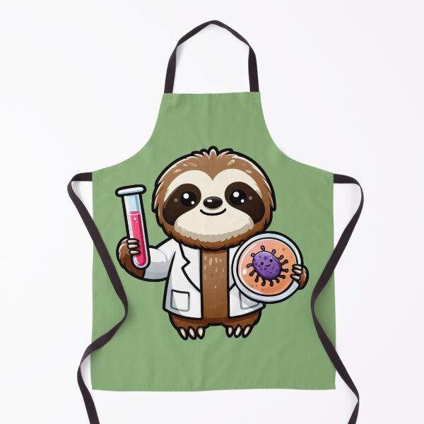 Item preview, Microbiologist Sloth designed and sold by ProteinBuddies.