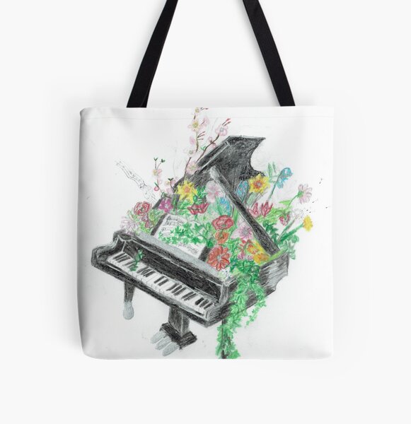 Item preview, Music begins to blossom on the piano designed and sold by kajpselsart.