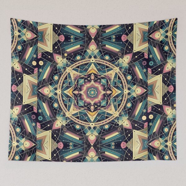 Item preview, colorful geometric,decorative pattern designed and sold by Dogandesighn.