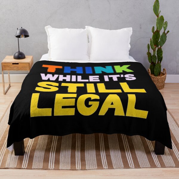 Item preview, Think While It’s Still Legal T-Shirt – Bold Free Thought & Anti-Censorship Statement designed and sold by JOY STORE 45.