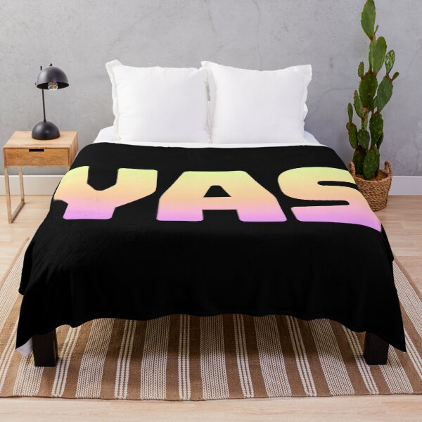 Item preview, YAS in Big Bold Minimal in Neon Gradient designed and sold by Memes N Lore .