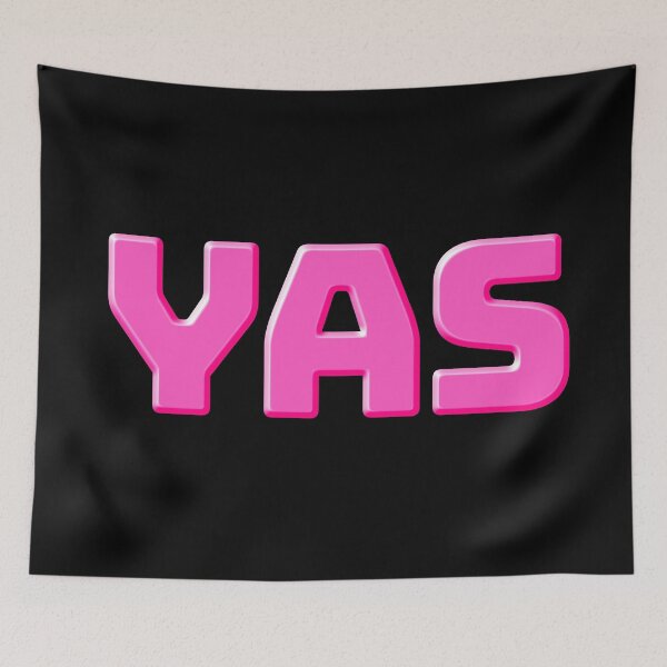 Item preview, YAS in Big Bold Minimal in Pink designed and sold by Memes N Lore .
