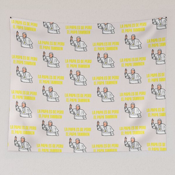 Item preview, Funny saying in  spanish the Pope and potato are from Peru 2025 designed and sold by erozzz.
