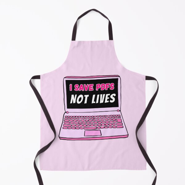 Aperçu de l'œuvre je sauve des fichiers PDF, pas des vies, travail de bureau, humour créée et vendue par mariahmoniquedesign.