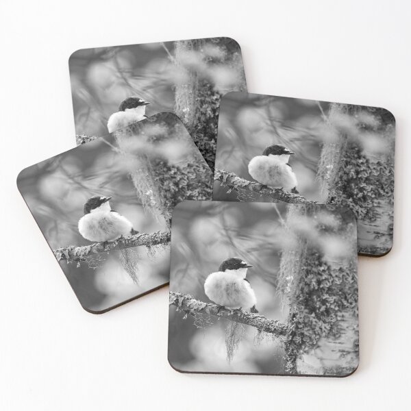Item preview, Light greens of early summer. European pied flycatcher bw designed and sold by Jouko Lehto Photography.