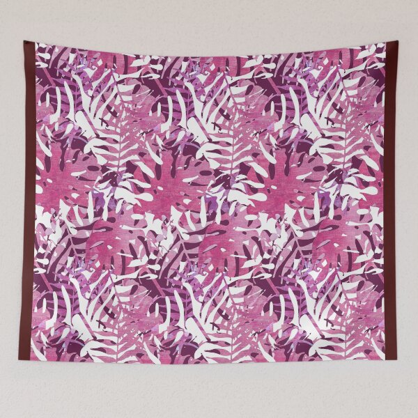 Item preview,  Tropical pattern zebra magenta designed and sold by Alessandro Remo Mazzoni Remotextiles.