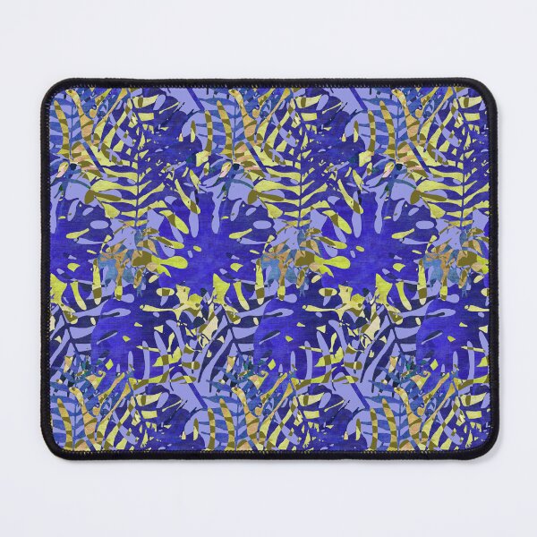 Item preview, Tropical pattern zebra blue designed and sold by Alessandro Remo Mazzoni Remotextiles.