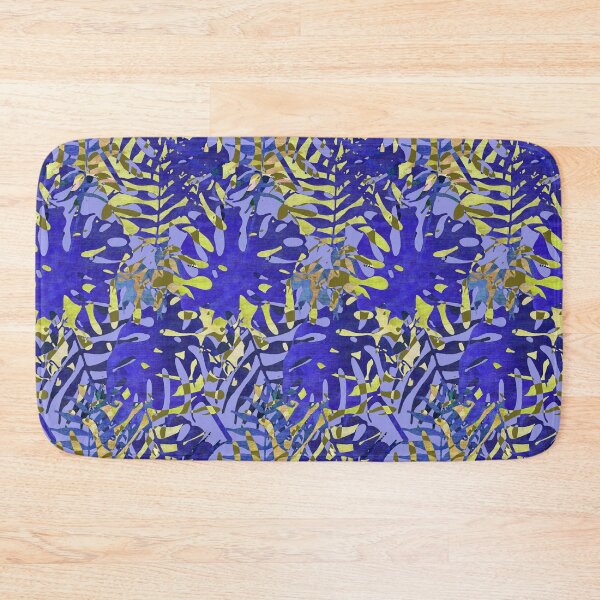 Item preview, Tropical pattern zebra blue designed and sold by Alessandro Remo Mazzoni Remotextiles.
