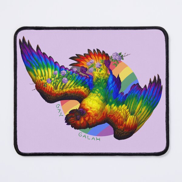 Item preview, Gay Galah (Philly pride version) (with text) designed and sold by R.A. Faller.
