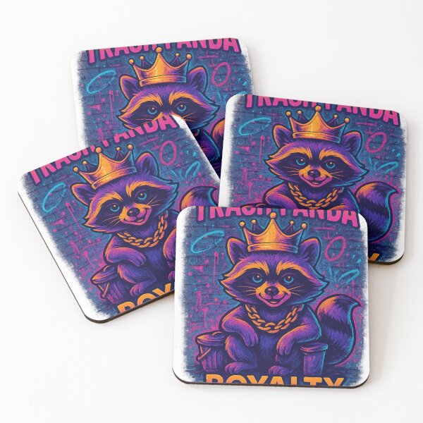 Item preview, Savage Cuteness – Streetwise Raccoon Vibes designed and sold by Alchemythreadstore.