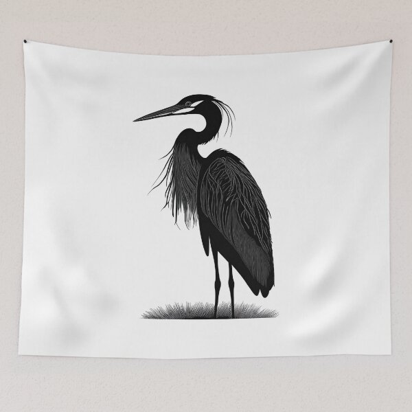 Item preview, Grey Heron designed and sold by Darren Wilkes.