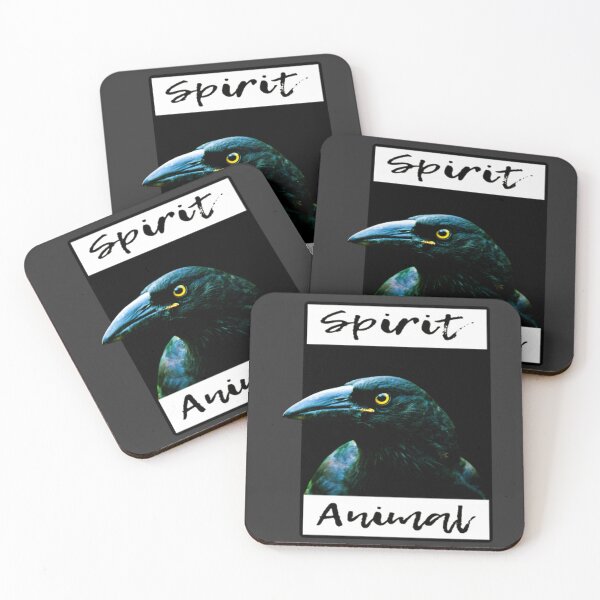 Item preview, Spirit Animal Crow designed and sold by Electric Mystic Art Merch.