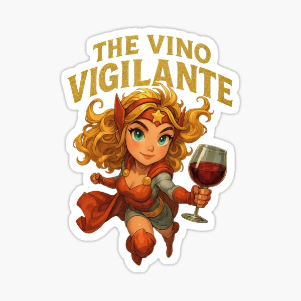 Artikel-Vorschau von Der Vino Vigilante, designt und verkauft von KiwiGrizzly.