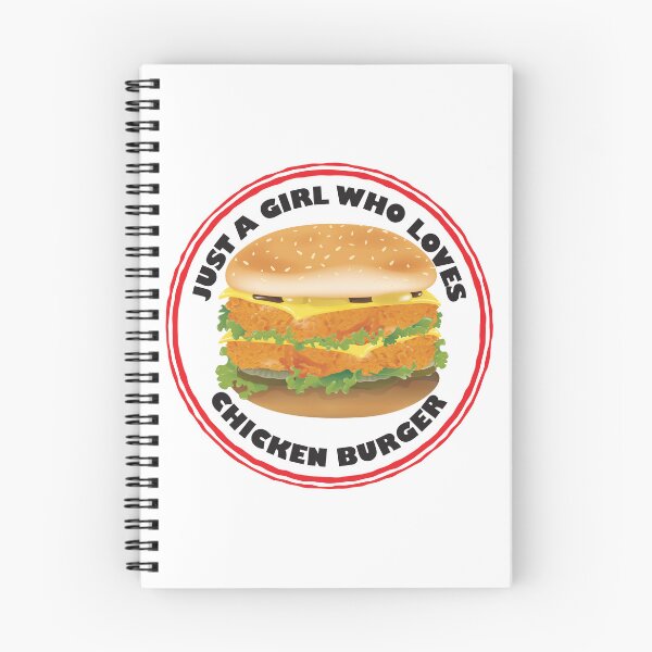 Item preview, Just A Girl Who Loves Chicken Burger designed and sold by bolimj.
