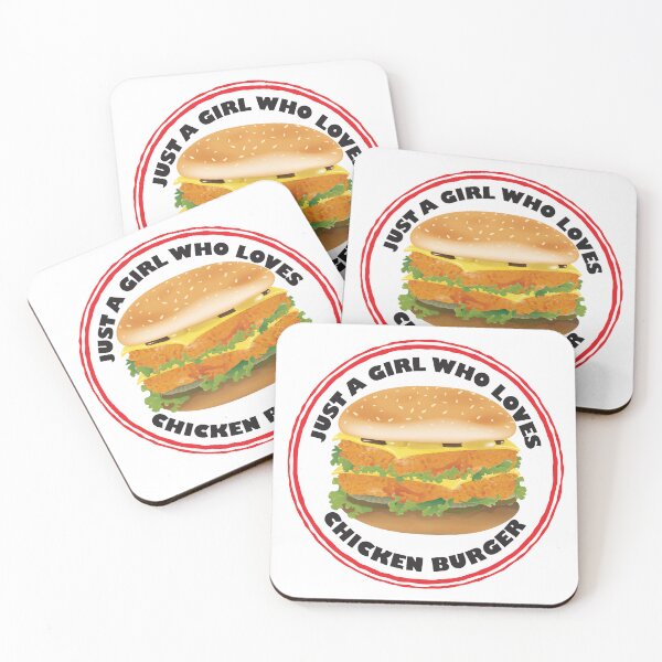 Item preview, Just A Girl Who Loves Chicken Burger designed and sold by bolimj.