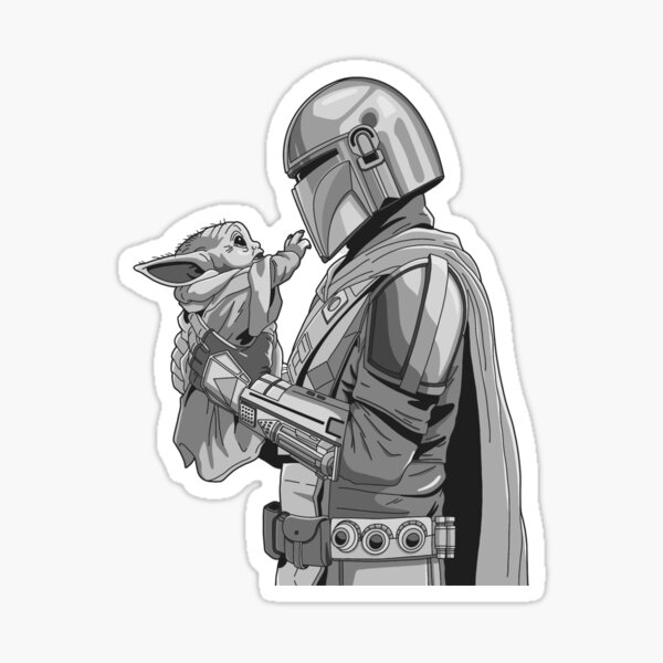 Item preview, Mando & the Child designed and sold by l_andesigns.