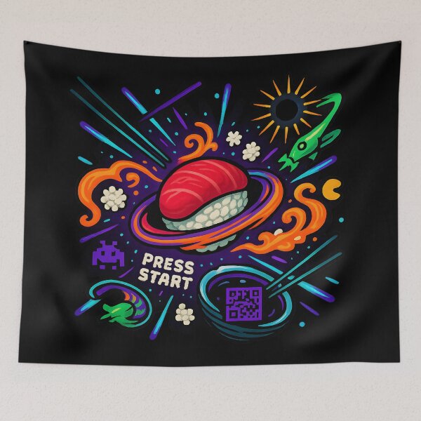 Item preview, Cosmic Sushi Press Start Adventure designed and sold by MysticArtisan.
