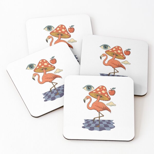 Item preview, Mushroom Flamingo designed and sold by ivanibz.