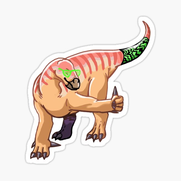 Item preview, Absolutely Bodacious Iguanodon Digital Drawing designed and sold by PotsandPens.