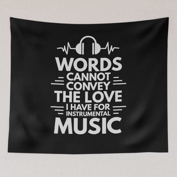 Item preview, Love For Instrumental Music  designed and sold by TomGiantDesigns.