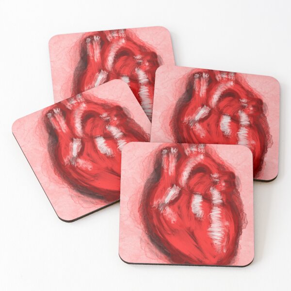 Item preview, Abstract Heart- Pink designed and sold by LaurenEhretArt.